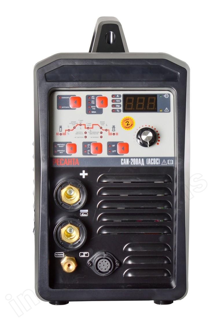 Сварочный аппарат инверторный Ресанта САИ-200АД (АС/DC) - фото 2